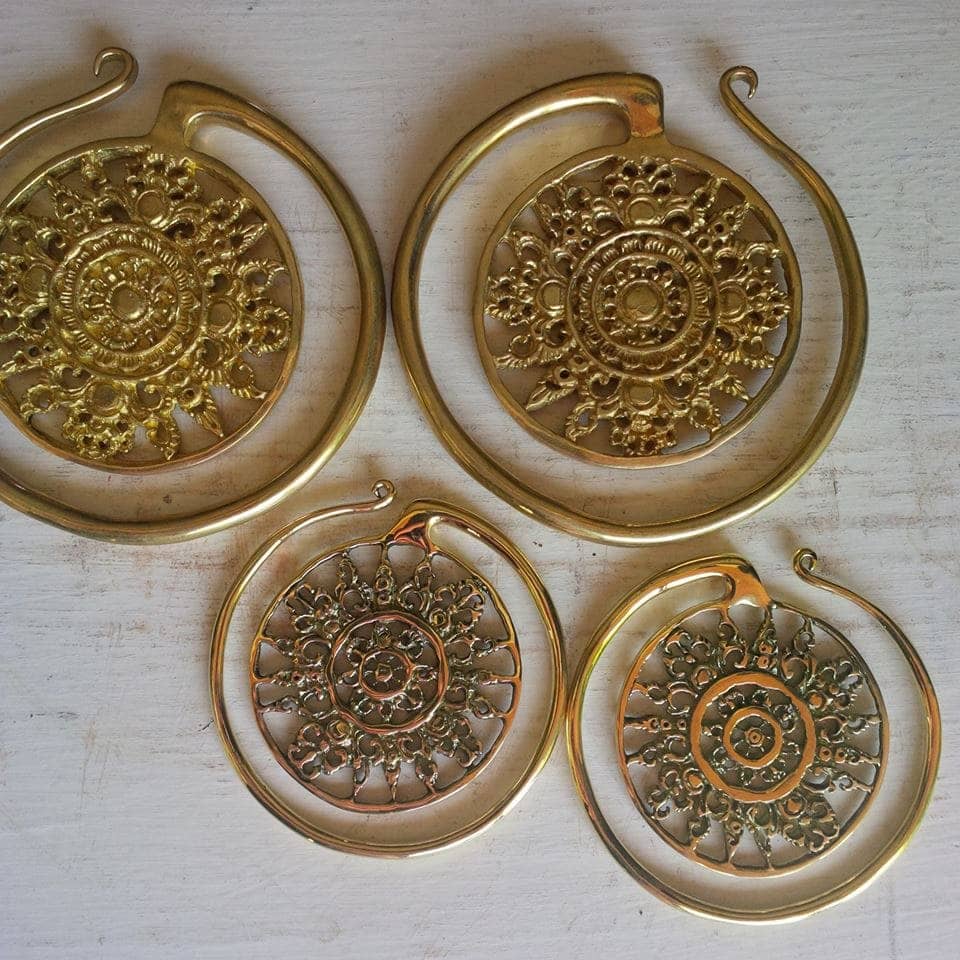 Solid Brass Puju Circles by Diablo Organics