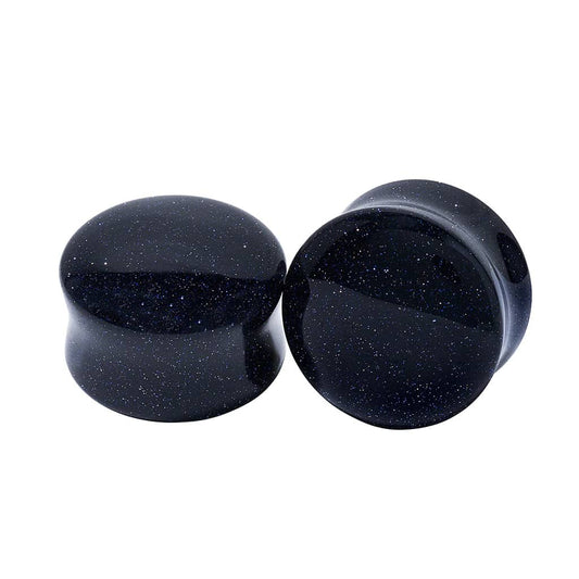 Blue Goldstone Plugs by Diablo Organics