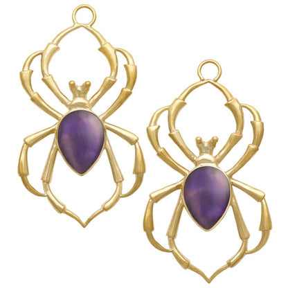 Brass Stone Arachnids by Diablo Organics