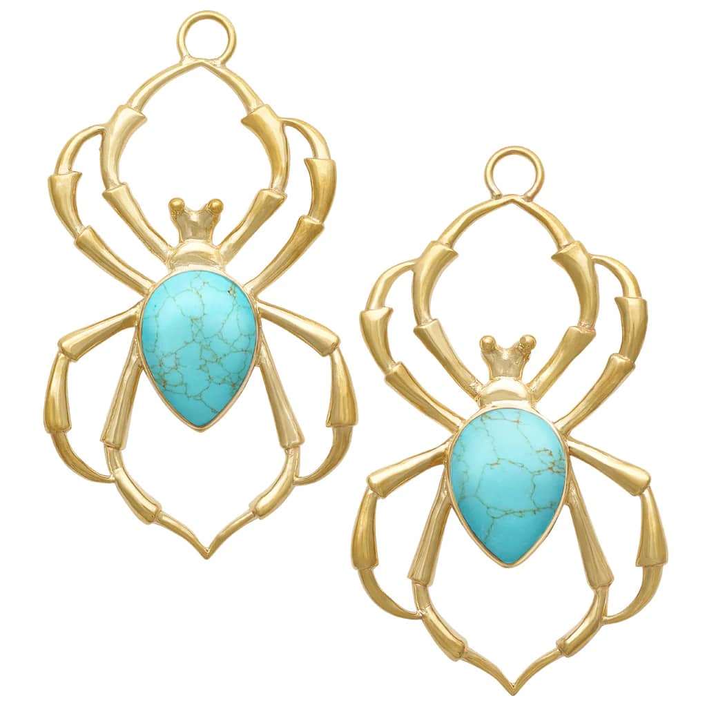 Brass Stone Arachnids by Diablo Organics