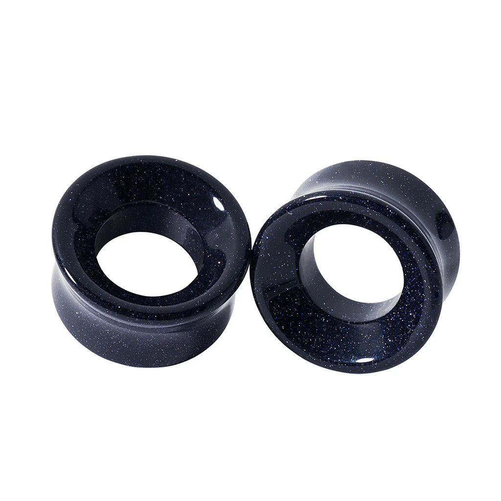 Blue Goldstone Eyelets by Diablo Organics