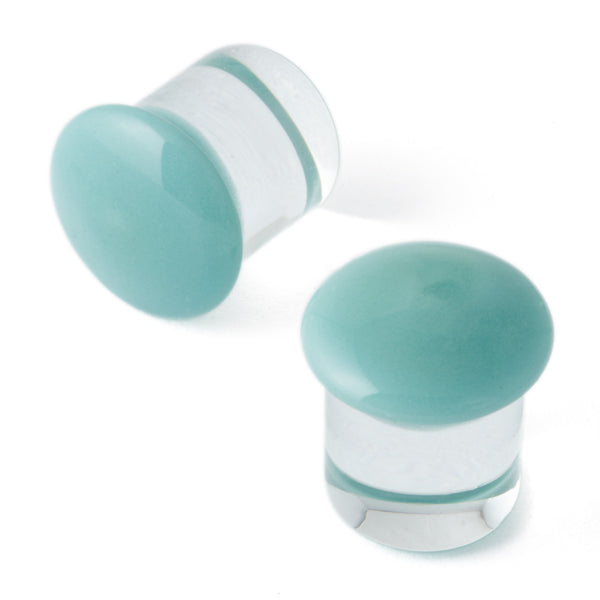 Gorilla Glass Color Front Plugs 3/4" (19mm)