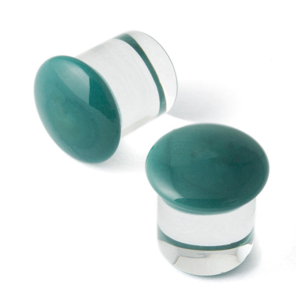 Gorilla Glass Color Front Plugs 00g (9mm)