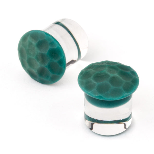 Gorilla Glass Martele Color Front Plugs 10mm