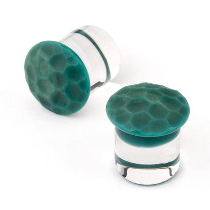 Gorilla Glass Martele Color Front Plugs 12mm