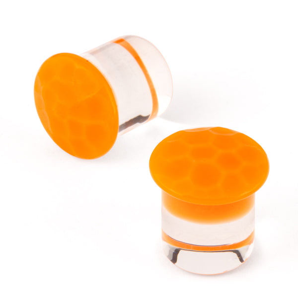 Gorilla Glass Martele Color Front Plugs 12.7mm (1/2")