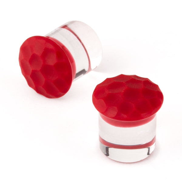 Gorilla Glass Martele Color Front Plugs 6mm (2g)