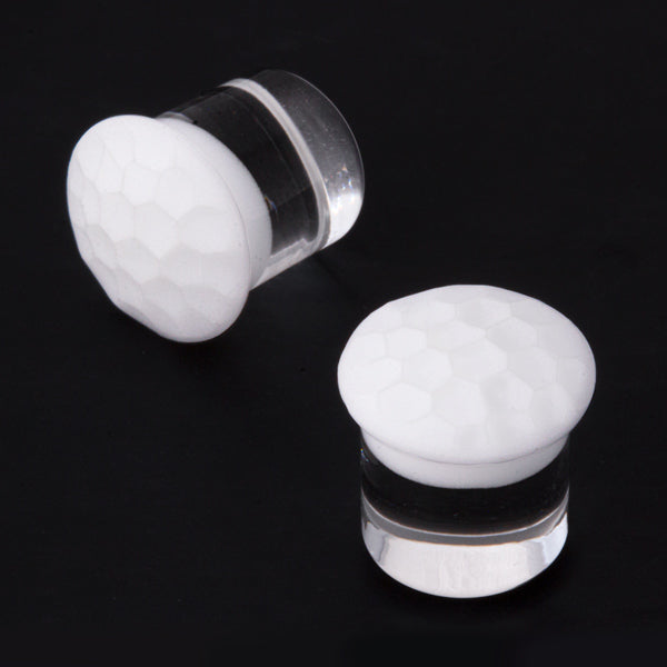 Gorilla Glass Martele Color Front Plugs 22mm (7/8")