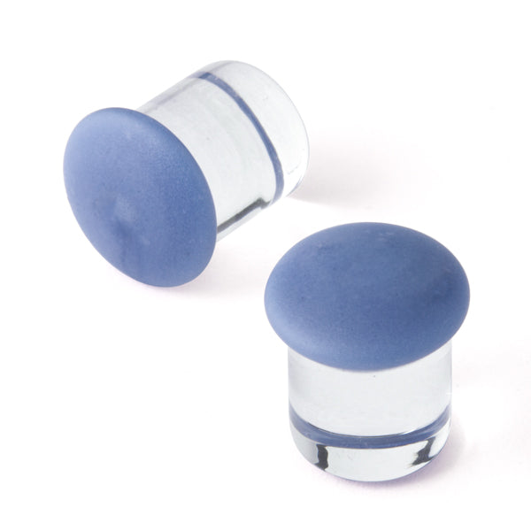 Gorilla Glass Matte Color Front Plugs (Denim)