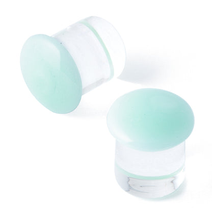 Gorilla Glass Color Front Plugs 1/2" (12.7mm)