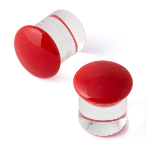 Gorilla Glass Color Front Plugs 21mm