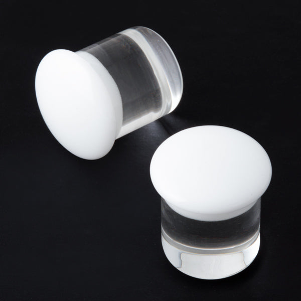 Gorilla Glass Color Front Plugs 10g (2.5mm)