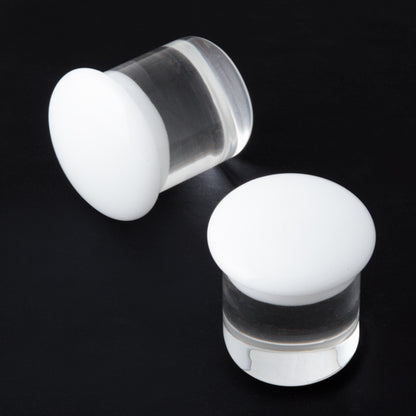 Gorilla Glass Color Front Plugs 12g (2mm)