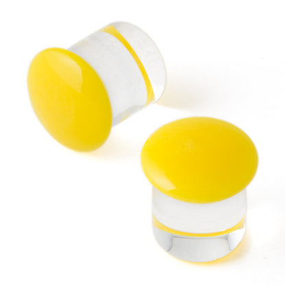 Gorilla Glass Color Front Plugs 24mm