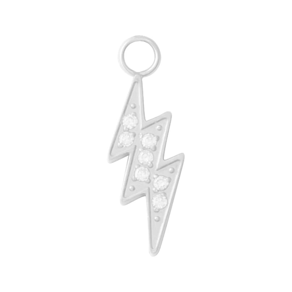 Diablo Organics Titanium Lightening Charm - Clear CZ