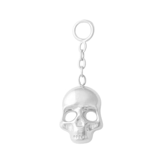 Diablo Organics- Titanium Skull Charm