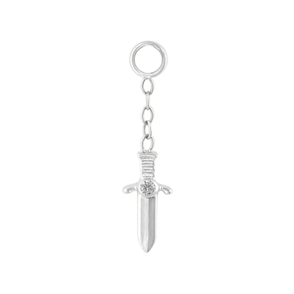 Titanium Dagger Charm by Diablo Organics