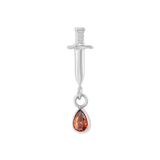 Diablo Organics Titanium Dagger Drop Threadless End