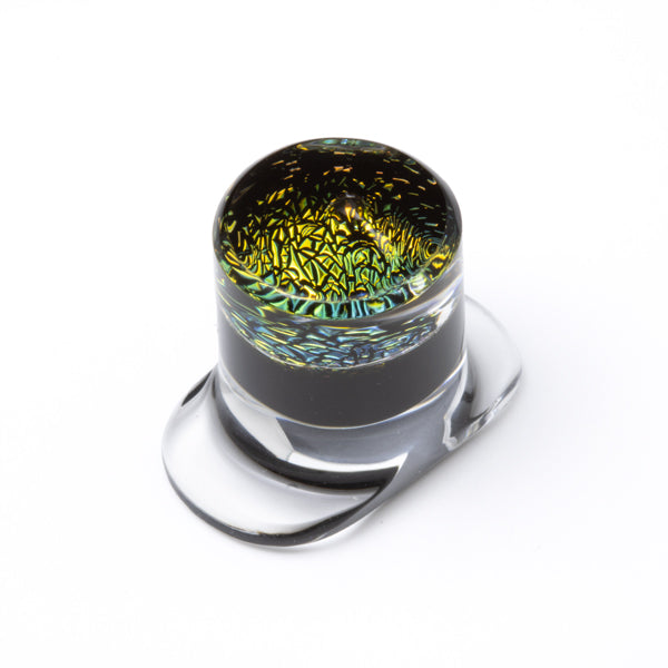 Dichroic Labret Plugs by Gorilla Glass (Gold)