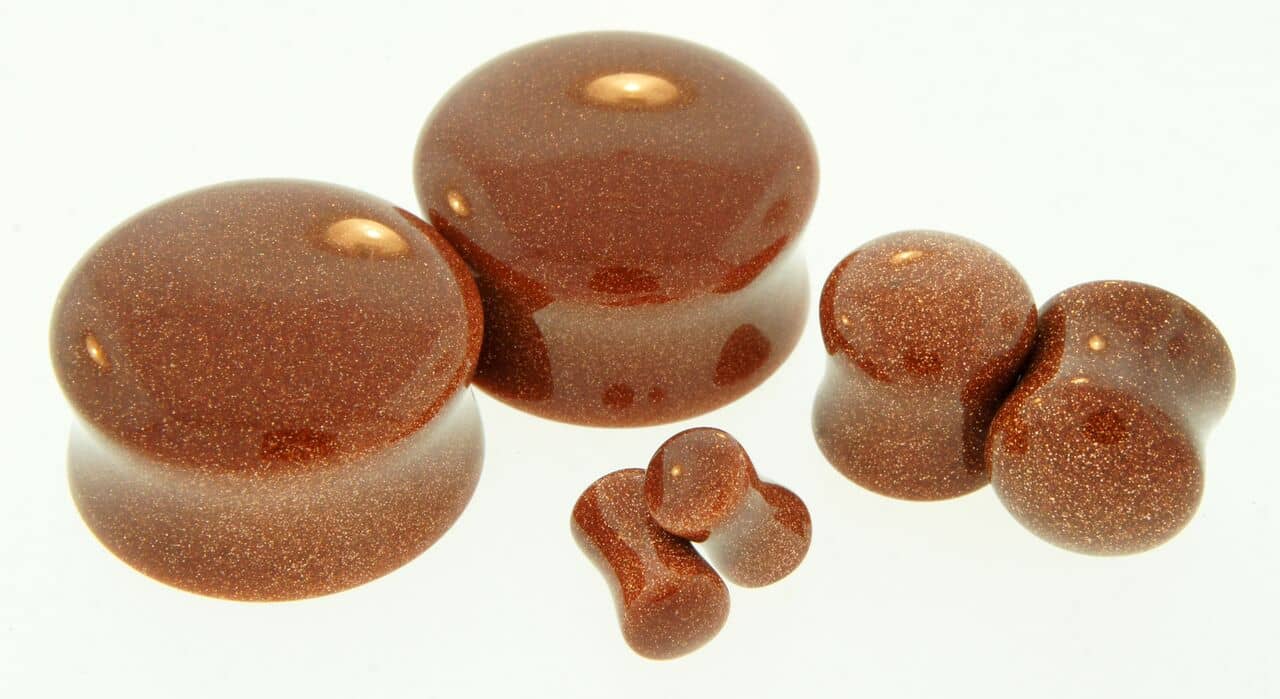 Goldstone Plugs by Diablo Organics