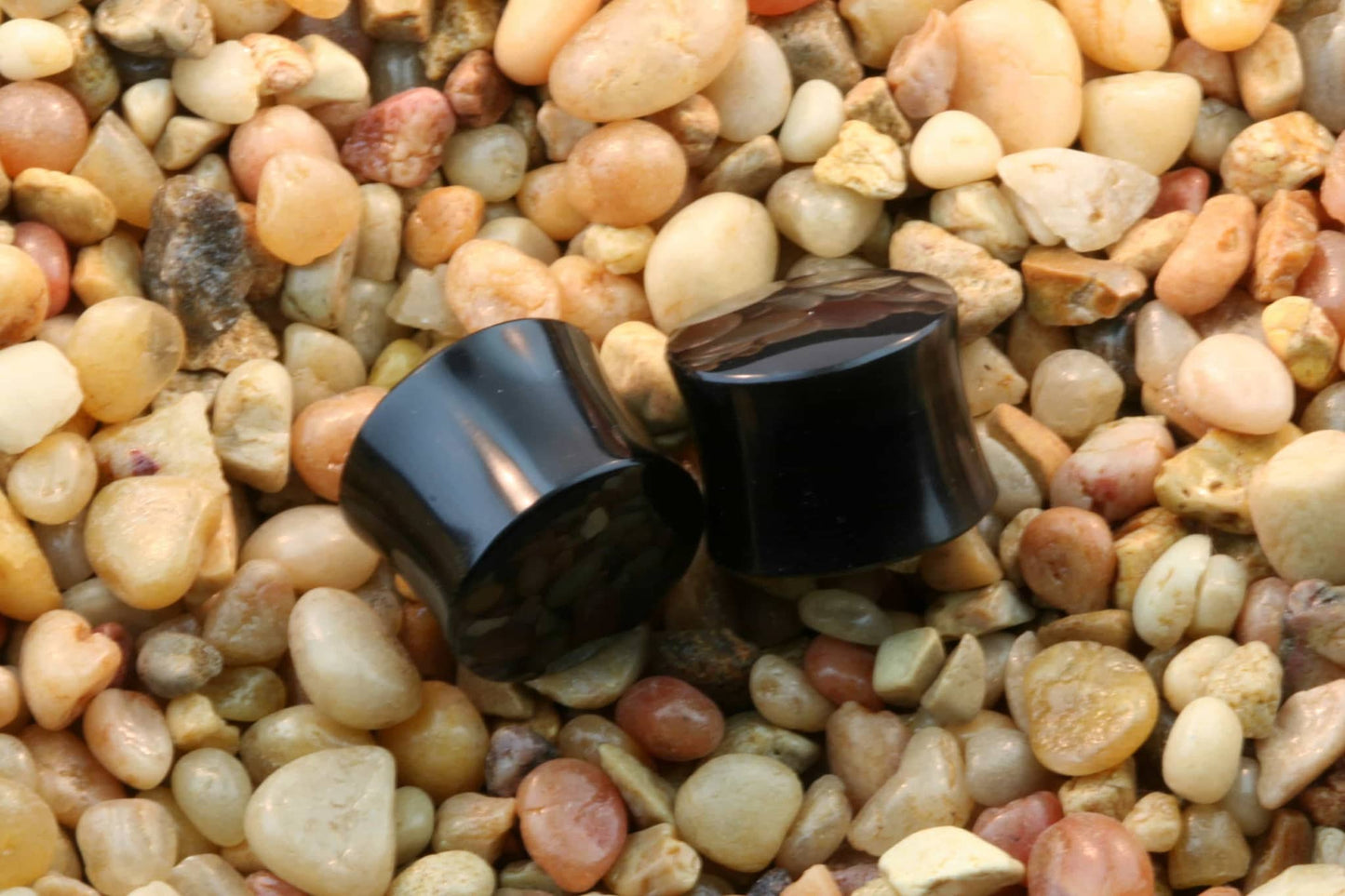 Rainbow Obsidian Double Flared Plugs