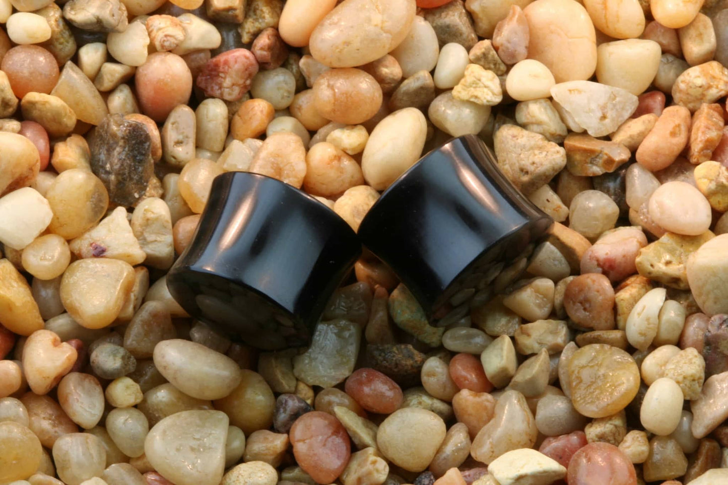 Rainbow Obsidian Double Flared Plugs