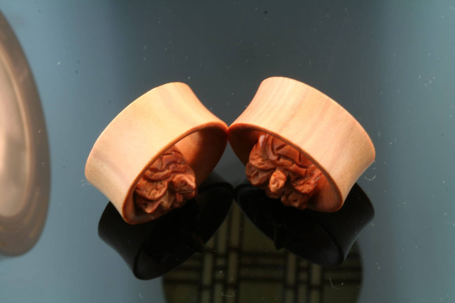 Saba Wood Turtle Plugs/Eyelets