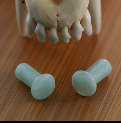 Single Flare Amazonite Plugs