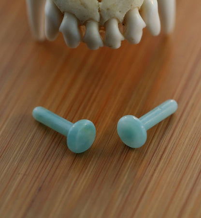 Single Flare Amazonite Plugs