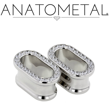 Gemmed Oval Eyelets by Anatometal