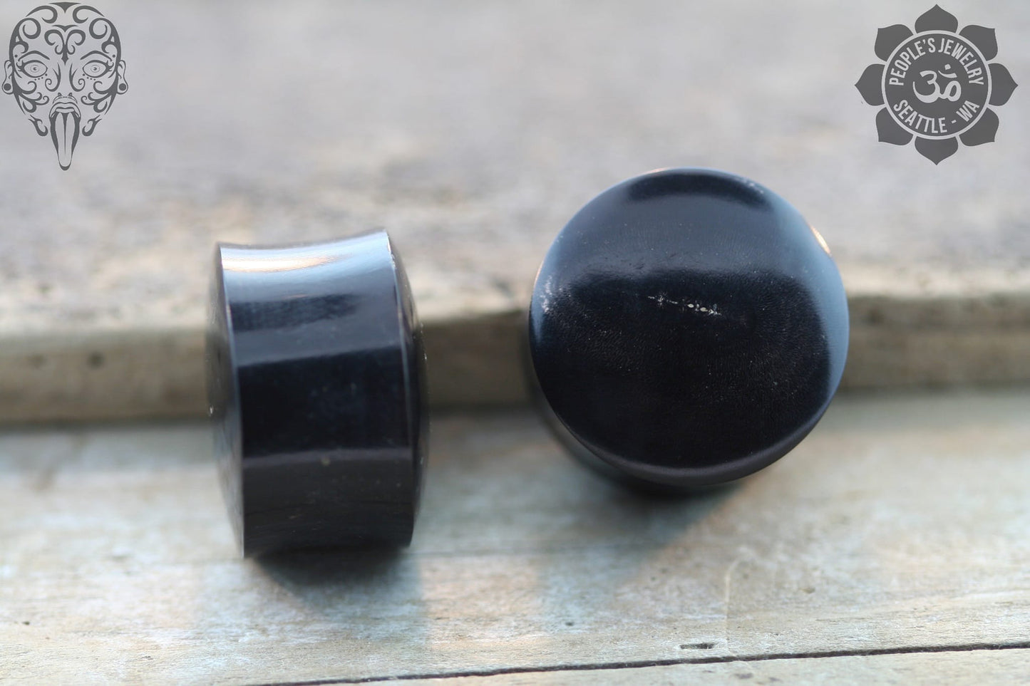 Solid Horn Plugs by Peoples Jewelry