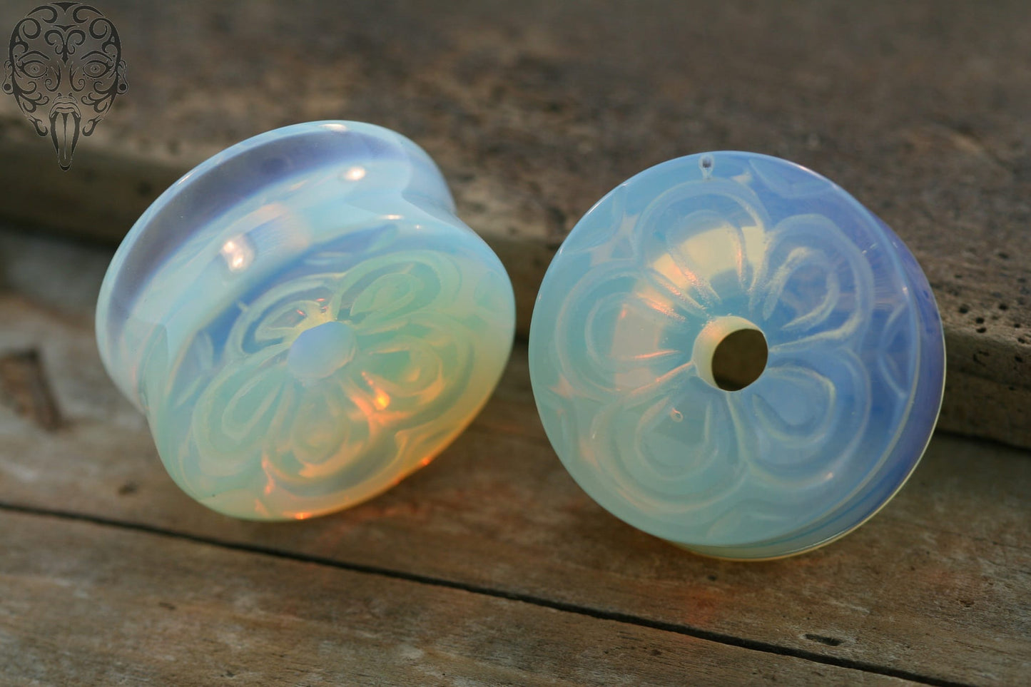 Opalite Flower Eyelets by Diablo Organics