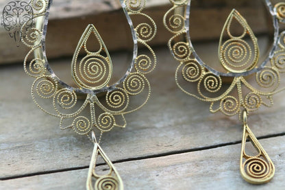 From the Heart Teardrop Eyelets by Quetzalli Jewelry