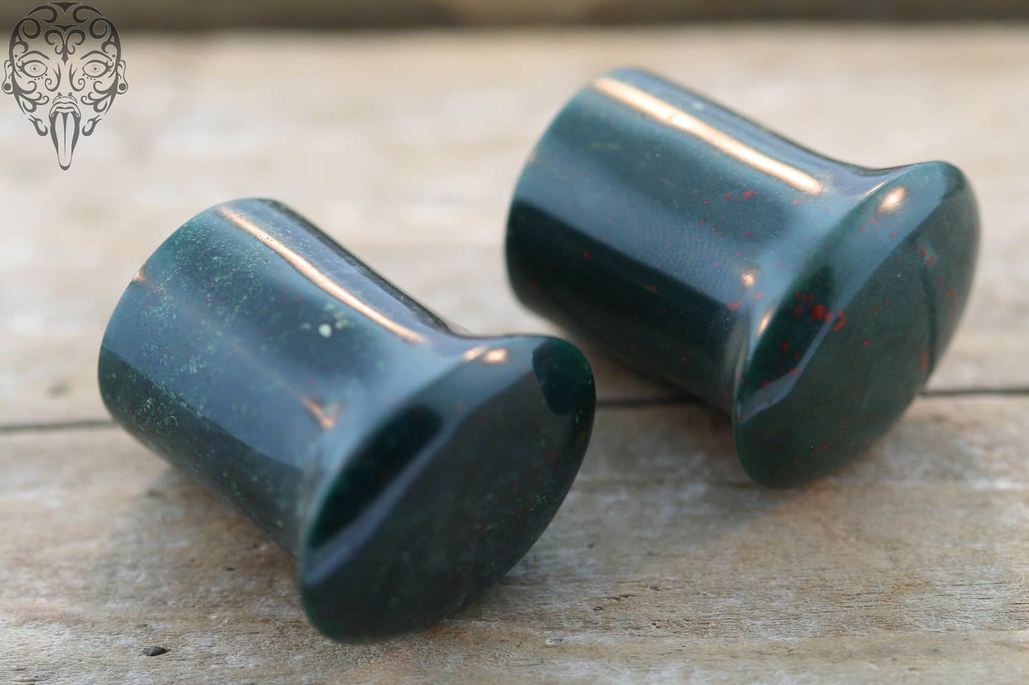 Indian Blood Stone Conch Pegs