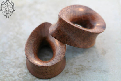 Burl Wood Teardrop Eyelets by Diablo Organics