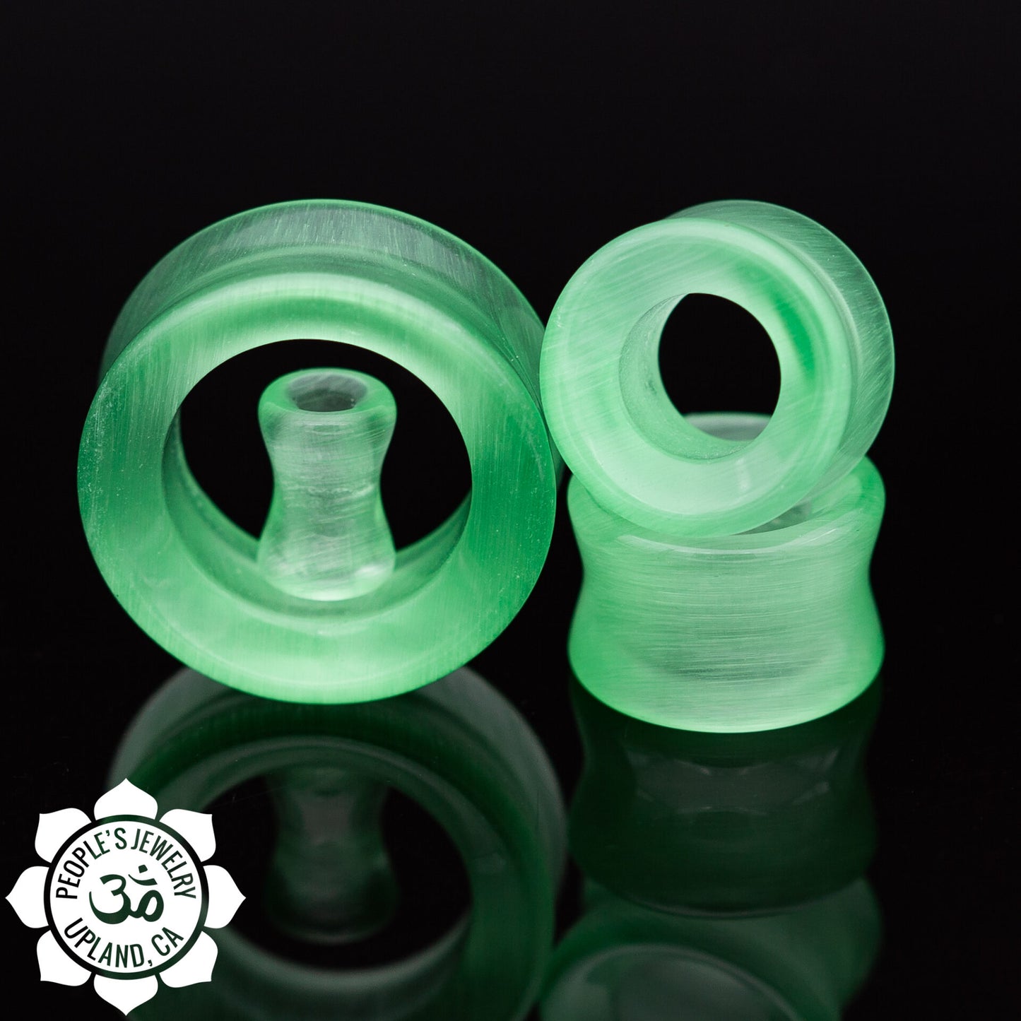 Green Cat's Eye Eyelets