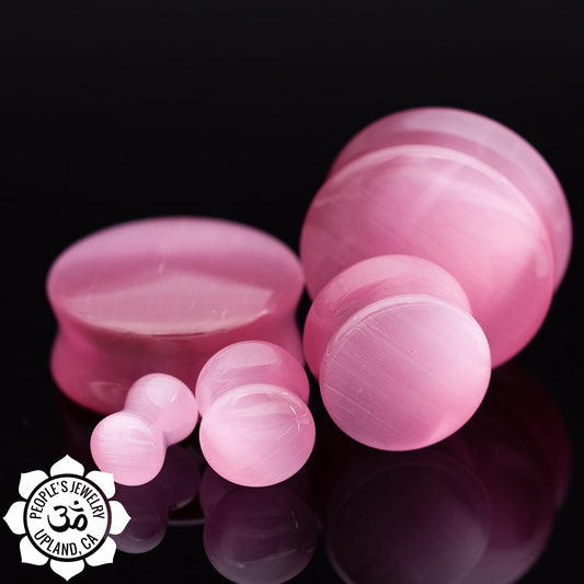 Pink Cat's Eye plugs