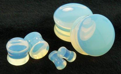 Opalite Glass Plugs by Diablo Organics