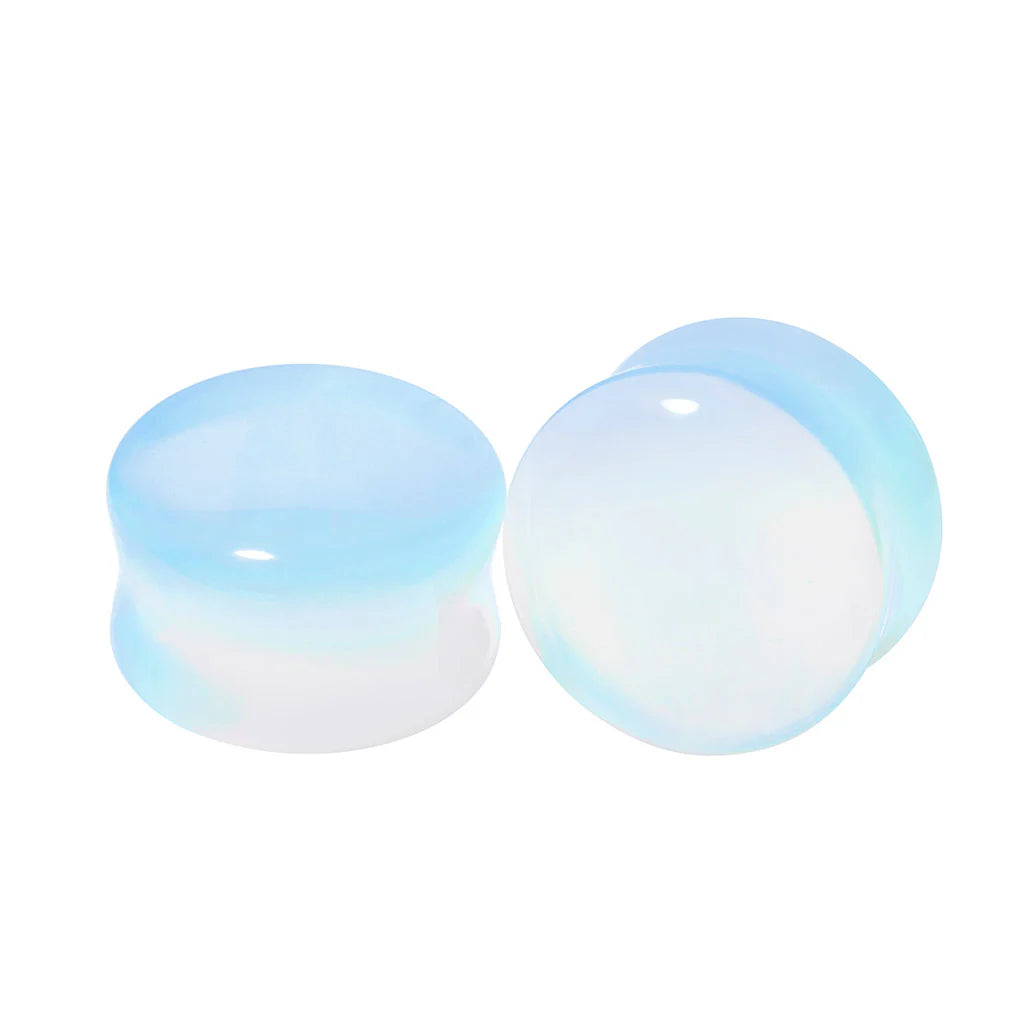 Opalite Glass Plugs by Diablo Organics