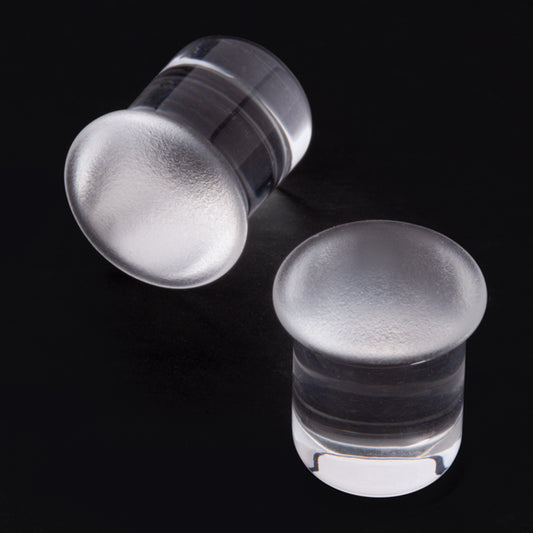 Gorilla Glass Matte Simple Plugs (Crystal 2/2)