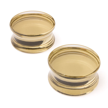 Gorilla Glass Bronze Solid Plugs (2)