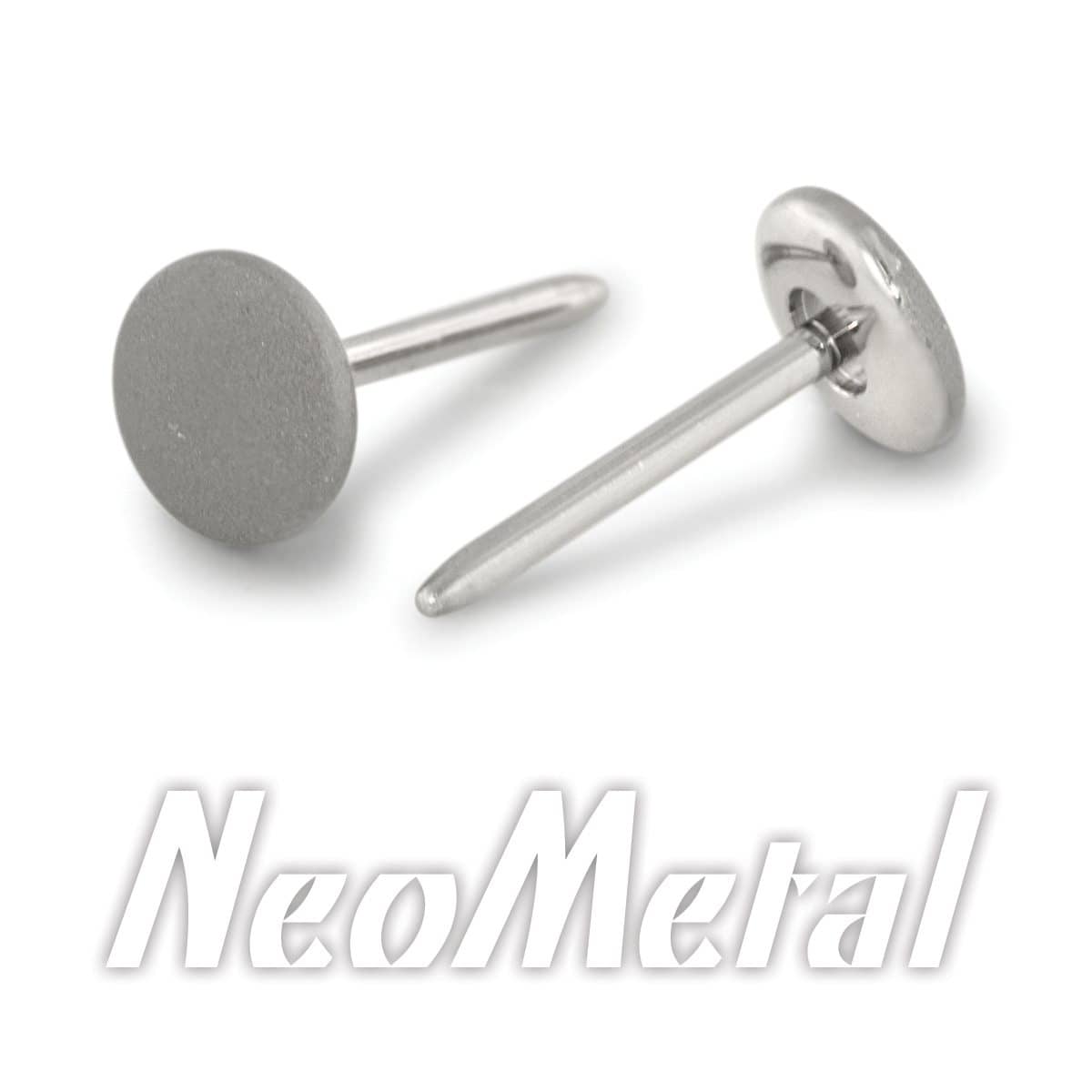 Neometal - Threadless Textured-Finish Disk Ends