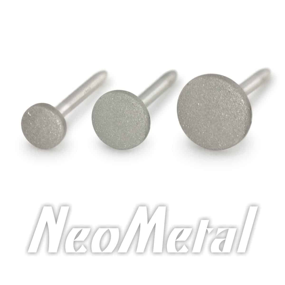 Neometal - Threadless Textured-Finish Disk Ends