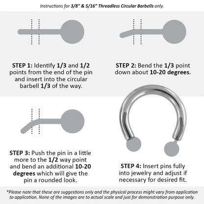 NeoMetal - Titanium Threadless Circular Barbells