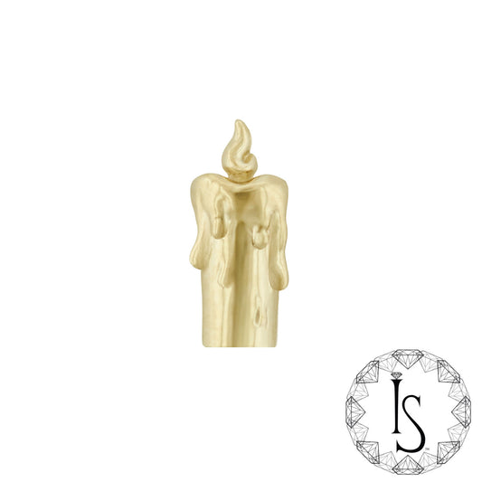 18k Gold Burning Candle End - Industrial Strength