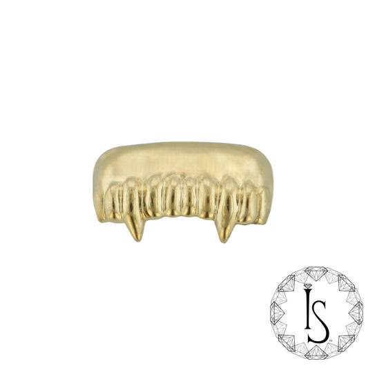 18k Gold Vampire Fangs End - Industrial Strength