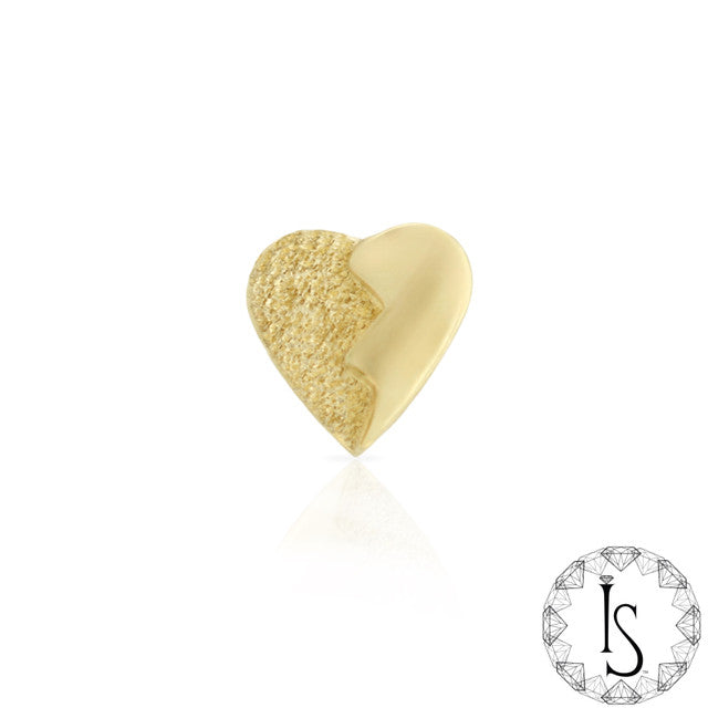 18k Gold Broken Heart End - Industrial Strength