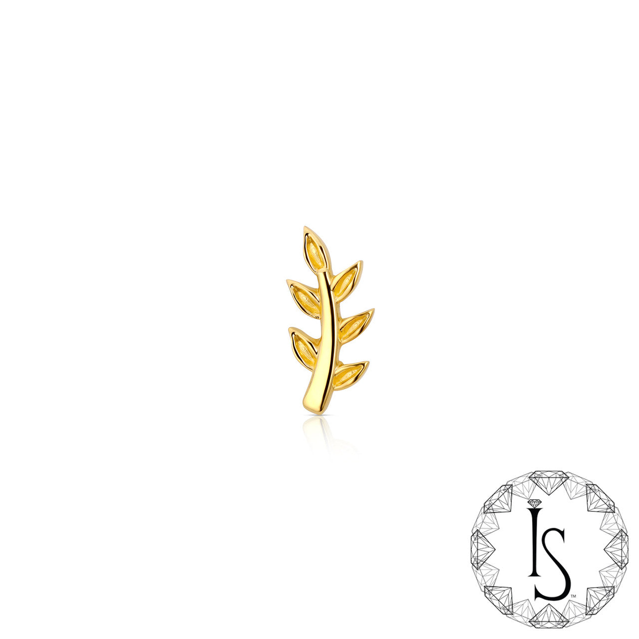 18k Gold Daphne End - Industrial Strength