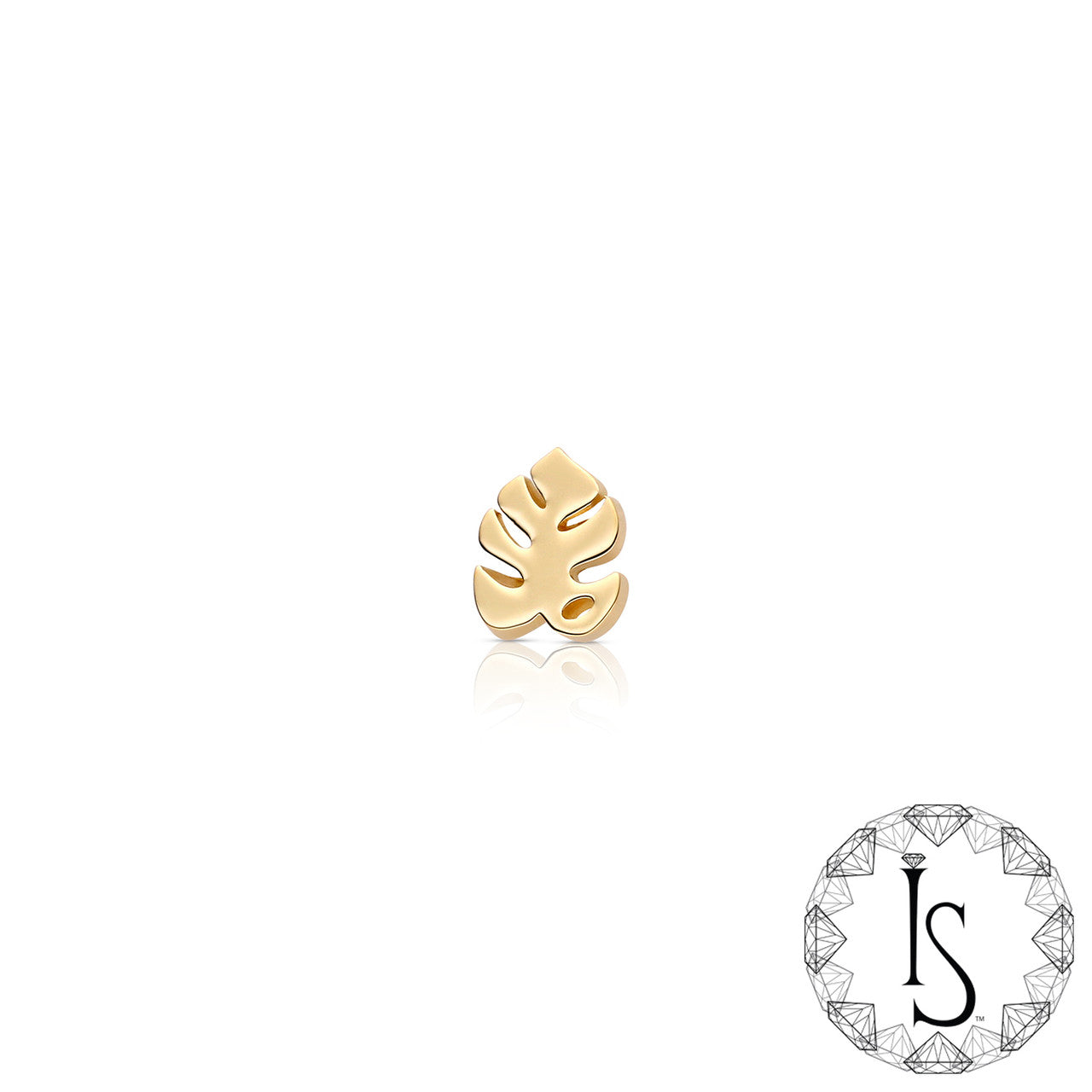 18k Gold Monstera End - Industrial Strength