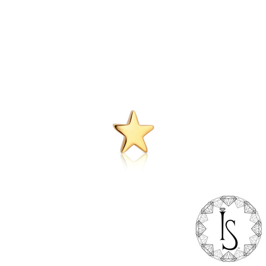 18k Gold Star End - Industrial Strength